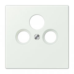 Centrālplate unversālā Sat/BK, termoplasts lakots, Serie LS, outremer gris