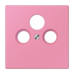 Centrālplate unversālā Sat/BK, termoplasts lakots, Serie LS, rose vif