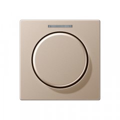 Centrālplate ar indikācijas logu KNX rotējošajam sensoram, Serie A, šampanieša krāsā