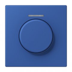 Centrālplate ar indikācijas logu KNX rotējošajam sensoram, Serie LS, bleu outremer 59
