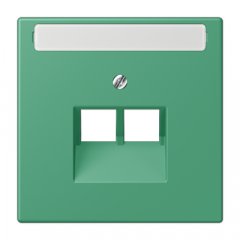 Virsma IAE/UAE-datu rozetei 2 x 8-polig, marķējams, termoplasts lakots, Serie LS, vert 59