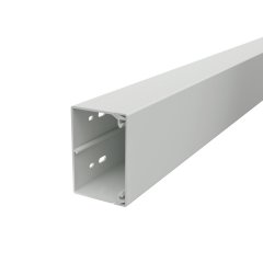 Kabeļu kanāls ar perforēto pamatni 60x90x2000, PVC, gaiši pelēks, 7035
