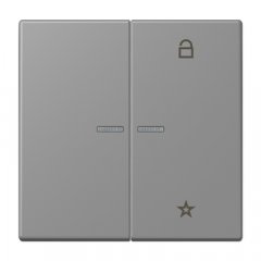 eNet taustiņš unversālais 2-viet, duroplasts, Serie LS, gris 31