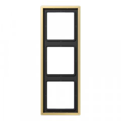 Rāmītis 3-vietīgs, vertikālā un horizontālā montāža, misiņš LS 990, misiņš