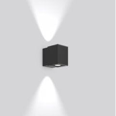 Gaismeklis ZONO PRO, 23 W, 2150 lm, 830, anthracite, DALI Wall luminaires, L 100 B 154 H 127, Transparent glass