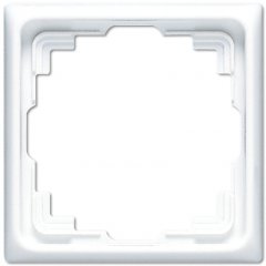 Montāžas rāmis kabeļu kanāliem 1-vietīgs, vertikālā un horizontālā montāža, termoplasts, CD, balts