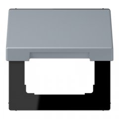 Rozetes vāks ar atsperi, termoplasts krāsots, Serie LS, gris clair 59