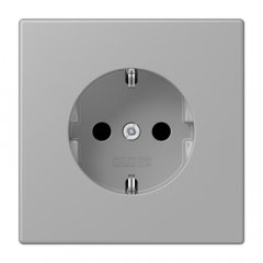 Kontaktligzda SCHUKO, 16 A 250 V ~, ar bērnu drošību, Serie LS, gris moyen