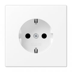 Kontaktligzda SCHUKO, 16 A 250 V ~, ar bērnu drošību, Serie LS, sniegbalts matēts