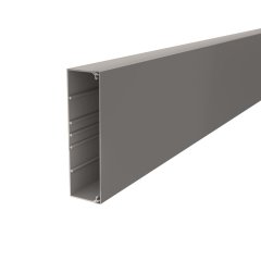 Kabeļu kanāls ar perforēto pamatni 60x210x2000, PVC, akmens pelēks, 7030