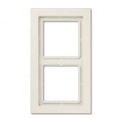 Rāmītis 2-vietīgs, vertikālā un horizontālā montāža, duroplasts, LS-DESIGN, ziloņkaula