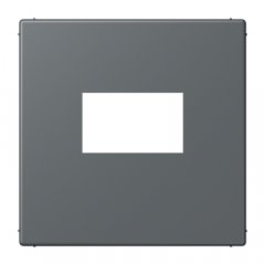 Virsma USB kontaktligzdai, Serie LS, gris foncé 31