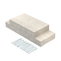 Sienas stiprinājuma manšete EI90 kanālam PLCS D060810 100x80, pelēks PLCS W090810