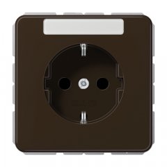Kontaktligzda SCHUKO, 16 A 250 V ~, marķējams, duroplasts, Serie CD, brūns