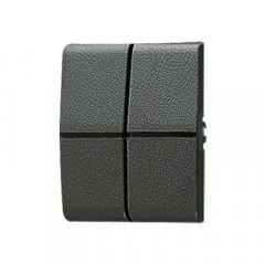 Taustiņs 2-viet, termoplasts, WG 800, antracīts