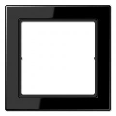 Rāmītis 1-vietīgs, FLAT DESIGN, melns