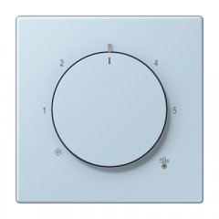 Centrālplate termostatam, termoplasts lakots, Serie LS, outremerclair