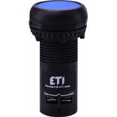 Spiedpoga iegremdējama ar blokkontaktu - zila - 11 NO+NC