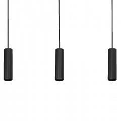 Decor Drums Pendant 3XGU10 2XLED Black