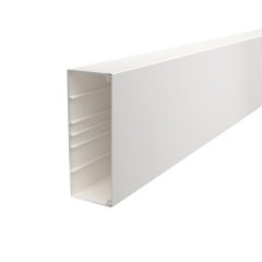 Kabeļu kanāls ar perforēto pamatni 80x210x2000, PVC, dzidri balts, 9010
