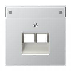 Virsma IAE/UAE-datu rozetei 2 x 8-polig, marķējams, Serie LS, alumīnijs