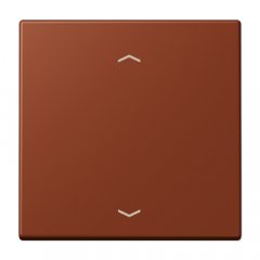 LB-Management taustiņš 1-viet, ar bultiņu simboliem<br />
, duroplasts krāsots, Serie LS, terre sienne brûlée 59