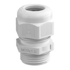 Kabeļu ievads UV-izturīgs M16, PA, gaiši pelēks