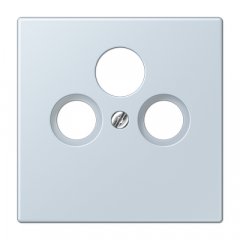 Centrālplate unversālā Sat/BK, termoplasts lakots, Serie LS, outremer pale