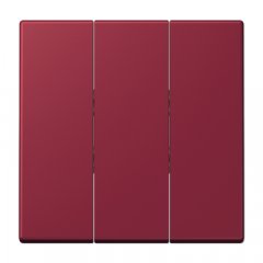 Taustiņs 3-viet, termoplasts lakots, Serie LS, le rubis