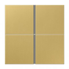 Taustiņs 4-viet, F40, Serie LS, misiņš