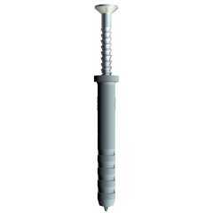Iesitams enkurs 8x55mm, PA, gaiši pelēks