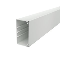 Kabeļu kanāls halogenbrīvs 60x110x2000, PC/ABS, gaiši pelēks, 7035