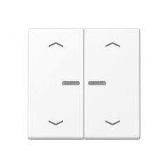 JUNG HOME taustiņš 2-viet, ar bultiņu simboliem<br />
, termoplasts krāsots, Serie A, sniegbalts matēts