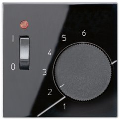 Centrālplate termoregulātoram, termoplasts, Serie A, melns