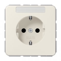 Kontaktligzda SCHUKO, 16 A 250 V ~, ar bērnu drošību, duroplasts, Serie CD, ziloņkaula