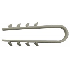 Dībelis-apskava 6mm, priekš 3-13 mm kabeļa pelēks 100gb./iep.