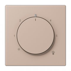 Centrālplate termostatam, termoplasts lakots, Serie LS, ombre brûlée claire