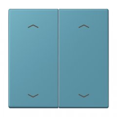 Taustiņs KNX slēdzim, ar virzienrādītāju 2-viet, Serie LS, céruléen vif