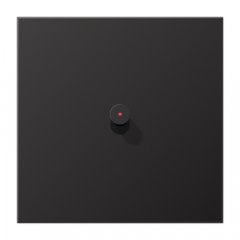 Virsma slēdžiem, 1-viet, 1 rotācijas slēdzis, Serie LS 1912, tumša (lackiertes Aluminium)