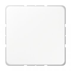 Nosedzošais vāks (tukša virsma), termoplasts, Serie CD, balts