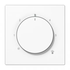 Centrālplate termostatam, Serie LS, balts