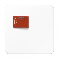 Virsma Ackermann produktiem, Typ 73073 F, rot, Serie CD, balts