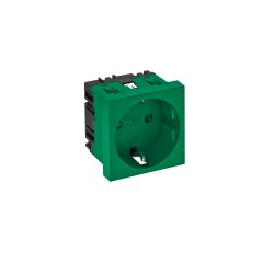 Kontaktligzda 1viet.,0 taisna kodēta, aizsargkontakts 250V, 10/16A, PC, piparmētru zaļa, 6029 STD-D0 MZGN1
