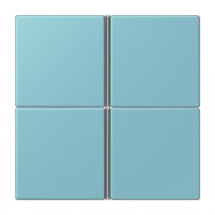 Taustiņs 4-viet, F40, Serie LS, céruléen moyen