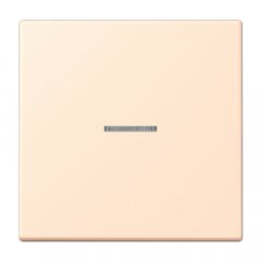 Taustiņs 1-viet, ar indikācijas logu, Serie LS, terre sienne pâle