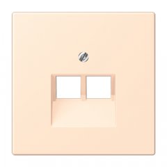 Virsma IAE/UAE-datu rozetei 2 x 8-polig, termoplasts lakots, Serie LS, terre sienne pâle