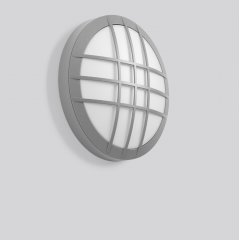 Gaismeklis ROUNDED, 3,5...9,5 W, 270...710 lm, 830, 840, silver, on/off Ceiling and wall luminaires, D 300 H 77, Opal glass