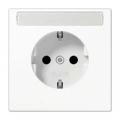 Kontaktligzda SCHUKO, 16 A 250 V ~, marķējams, ar bērnu drošību, duroplasts, Serie LS, balts