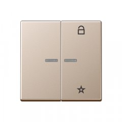 eNet taustiņš unversālais 2-viet, Serie A, champagner