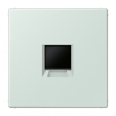 Virsma (ar fiksatoru) modulārai datu rozetei 1-vietīga, UMA-CAT6A, termoplasts lakots, Serie LS, céruléen pale